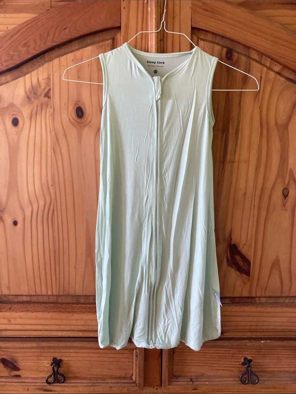 Baby Freelooper Sleep Sack green bamboo size 6-12 months